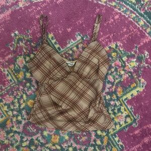Princess Polly plaid tank top